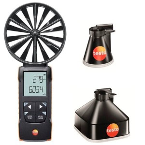 Kit Anémomètre à hélice 100 mm et jeu de cônes TESTO 417