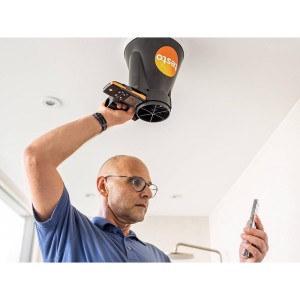 Kit Anémomètre à hélice 100 mm avec jeu de cônes et redresseur de flux TESTO 417