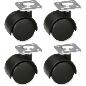 Lot de 4 roulettes 35 mm pour Meubles
