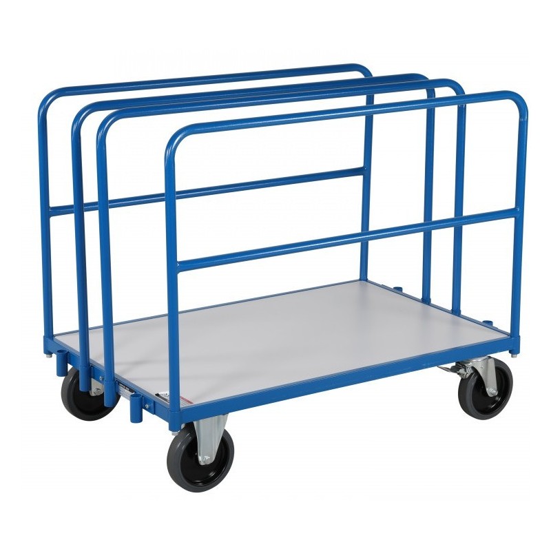 Chariot porte panneaux 4 ridelles 800 kg