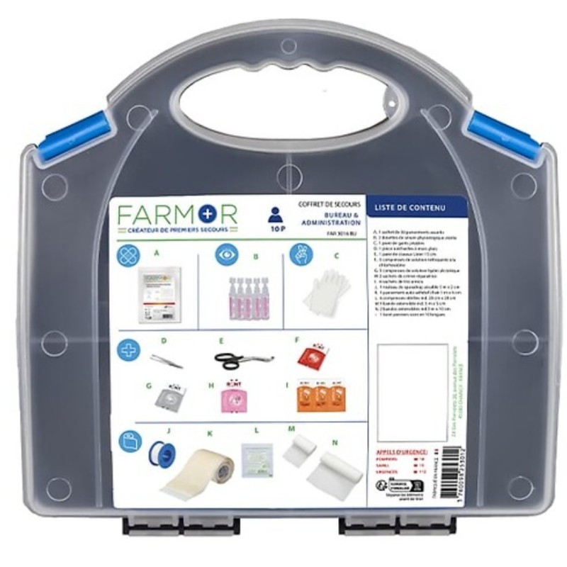 Mallette de secours Bureau et Administration - Farmor