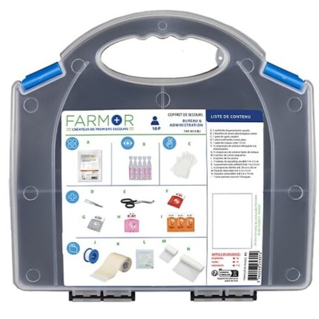 Mallette de secours Bureau et Administration - Farmor