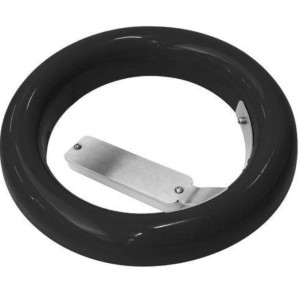 Joint vide-ordures avec aimant V2 - Diamètre encastrement 201mm - noir