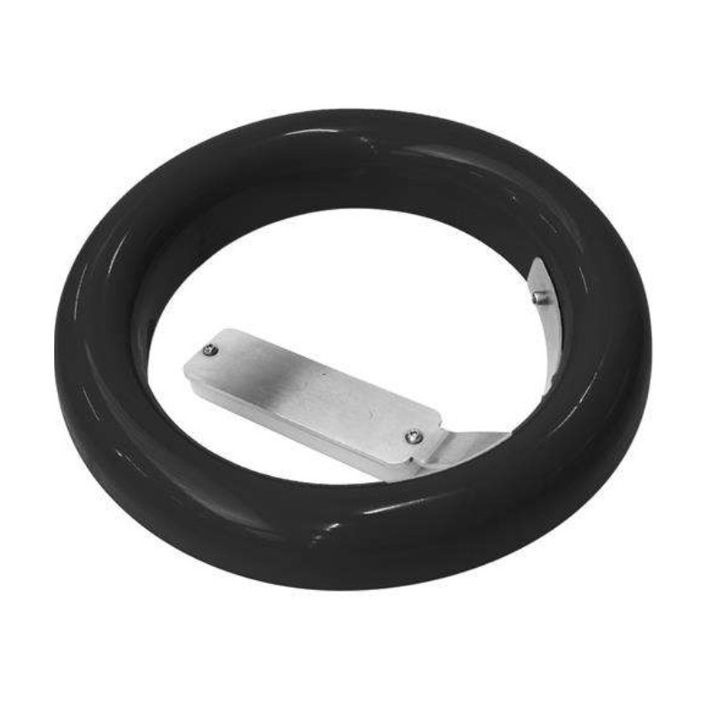 Joint vide-ordures avec aimant V2 - Diamètre encastrement 201mm - noir