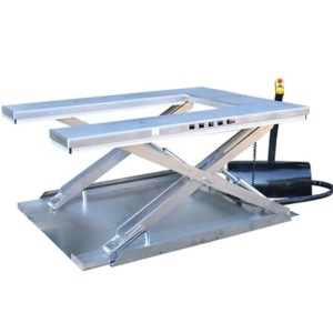 Table élévatrice électrique inox plateau en U 600 kg