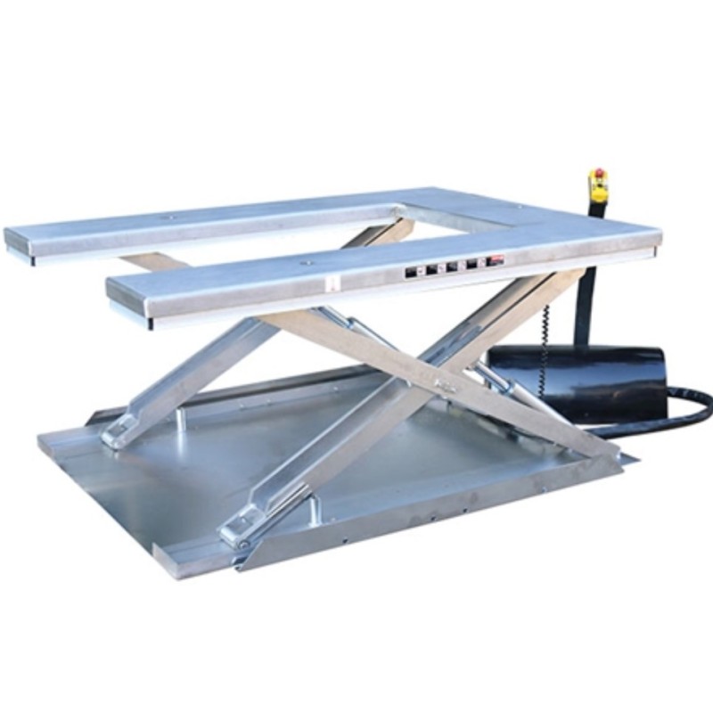 Table élévatrice électrique inox plateau en U 600 kg