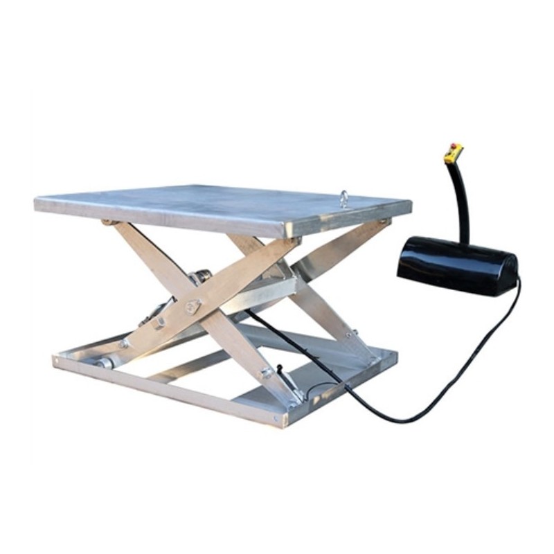 Table élévatrice électrique inox 1800 kg