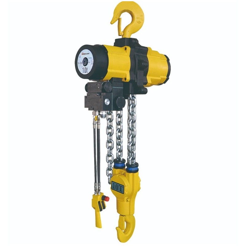 Palan pneumatique à chaîne ATEX - 10 tonnes