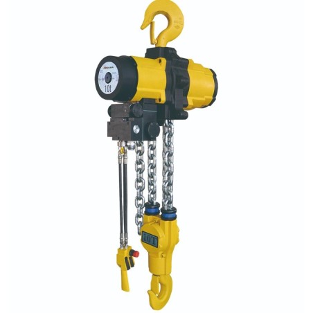 Palan pneumatique à chaîne ATEX - 10 tonnes