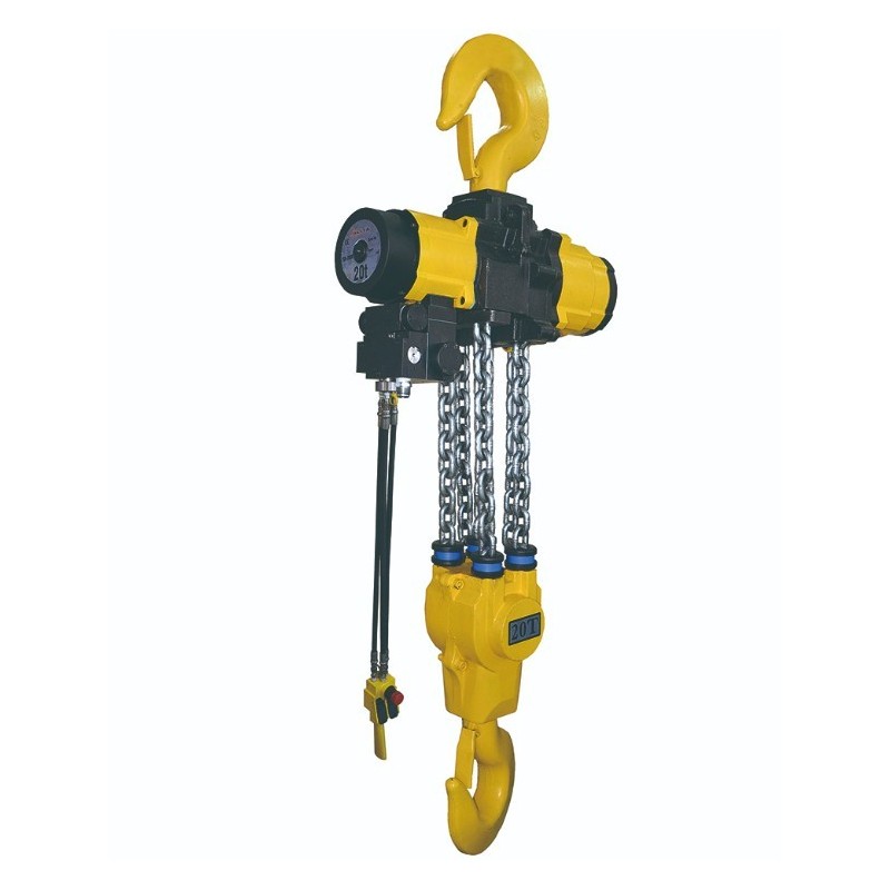 Palan pneumatique à chaîne ATEX 2 - 20 tonnes