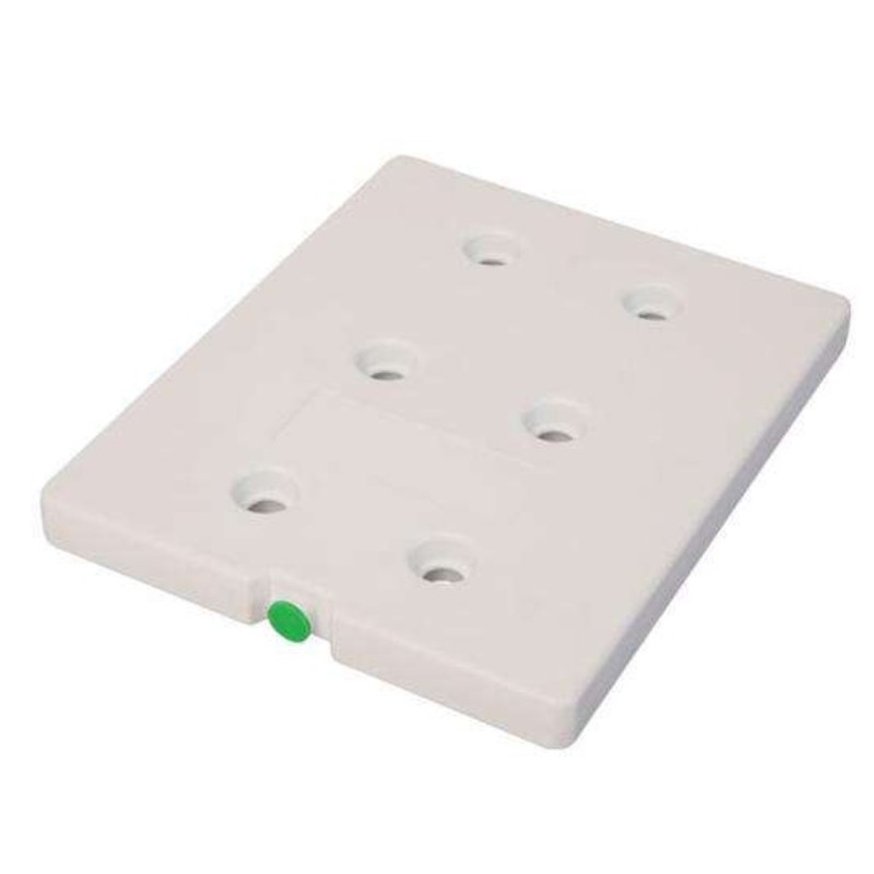 Plaque eutectique GN1/2 -3°c - Bouchon vert - 325x265x30mm