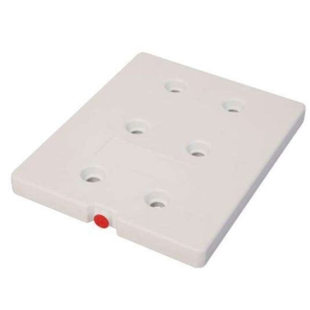 Plaque eutectique GN1/2 -16°c - Bouchon rouge - 325x265x30mm