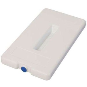 Plaque eutectique GN1/3 -12°c - Bouchon bleu - 325x176x30mm