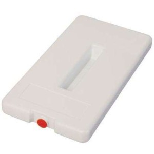 Plaque eutectique GN1/3 -16°c - Bouchon rouge - 325x176x30mm