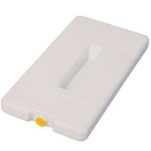 Plaque eutectique GN1/3 -21°c - Bouchon jaune - 325x176x30mm