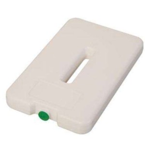 Plaque eutectique GN1/4 -3°c - Bouchon vert - 265x162x30mm