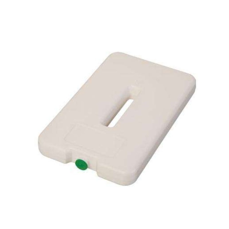 Plaque eutectique GN1/4 -3°c - Bouchon vert - 265x162x30mm
