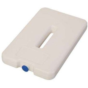 Plaque eutectique GN1/4 -12°c - Bouchon bleu - 265x162x30mm