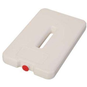Plaque eutectique GN1/4 -16°c - Bouchon rouge - 265x162x30mm