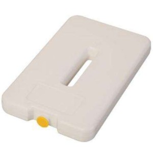 Plaque eutectique GN1/4 -21°c - Bouchon jaune - 265x162x30mm