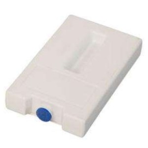 Plaque eutectique GN1/9 -12°c - Bouchon bleu - 176x108x30mm