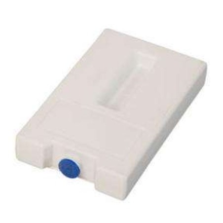 Plaque eutectique GN1/9 -12°c - Bouchon bleu - 176x108x30mm