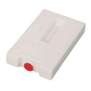 Plaque eutectique GN1/9 -16°c - Bouchon rouge - 176x108x30mm