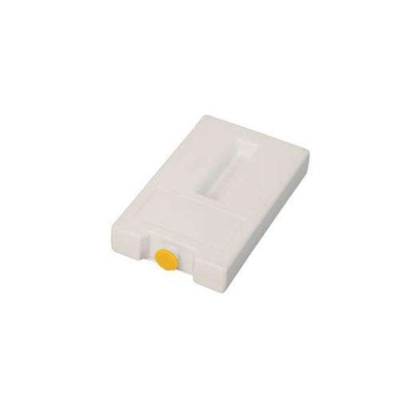 Plaque eutectique GN1/9 -21°c - Bouchon jaune - 176x108x30mm