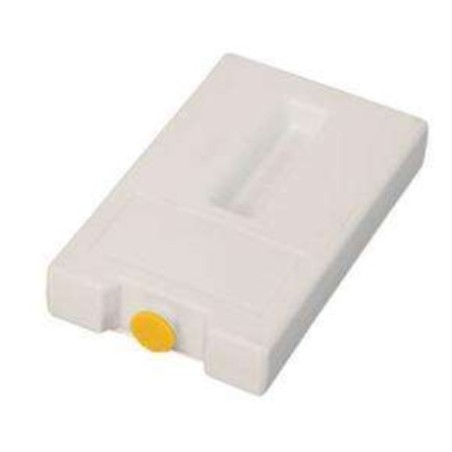 Plaque eutectique GN1/9 -21°c - Bouchon jaune - 176x108x30mm