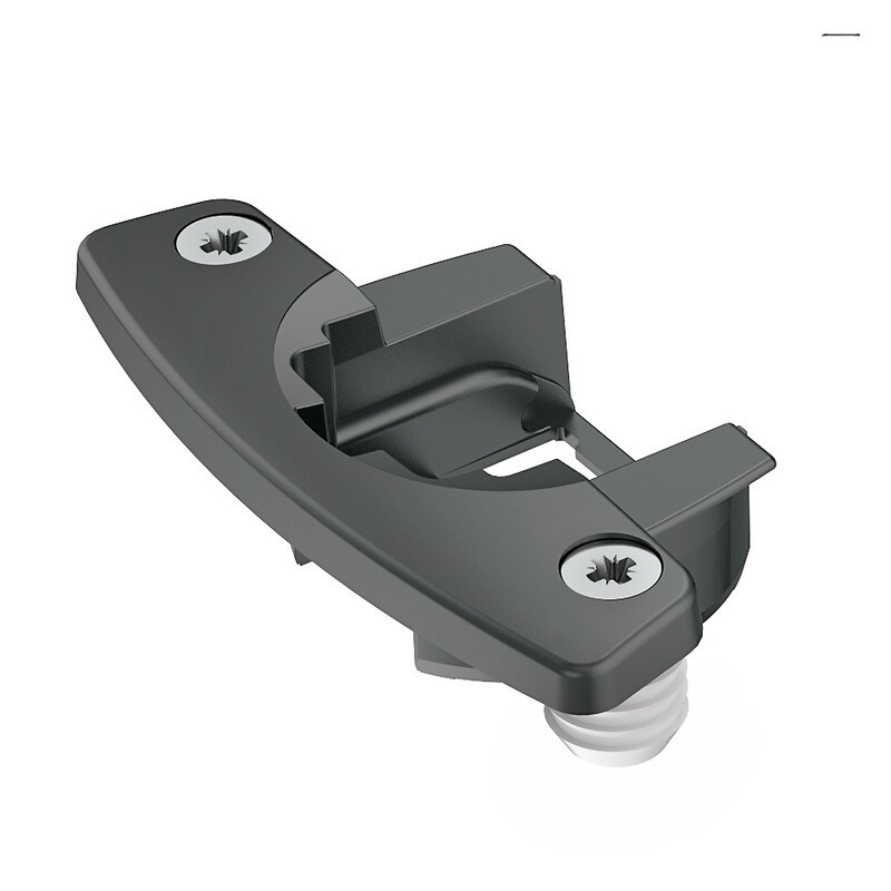 Boîtier noir TX32 pour charnière Selekta, à visser, entraxe 52mm, coudure 9 mm Boîtier noir TX32 pour charnière Selekta, à visser, entraxe 52mm, coudure 9 mm