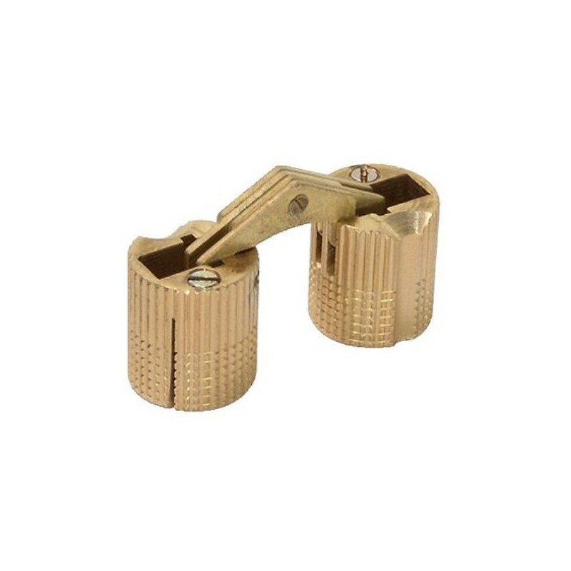 Charnière laiton invisible à encastrer 180° Charnière laiton invisible à encastrer 180°