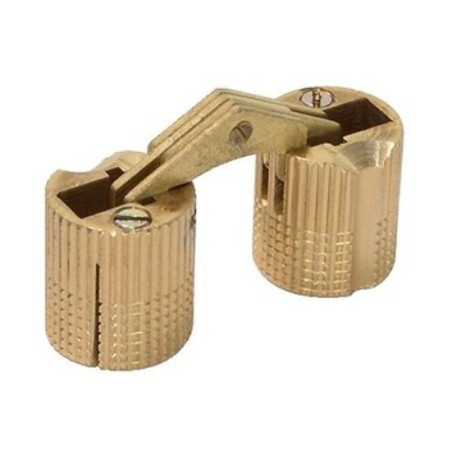 Charnière laiton invisible à encastrer 180°