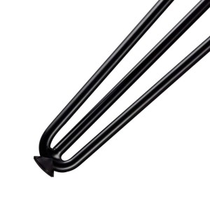 Lot de 4 Pieds en épingle pour table et console - en acier massif - finition noir