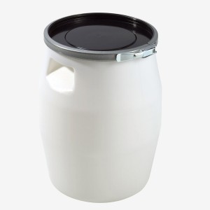 Fût 30 litres avec genouillère métal et couvercle - GILAC