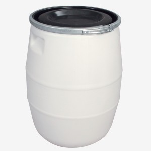 Fût 100 litres avec genouillère métal et couvercle - GILAC
