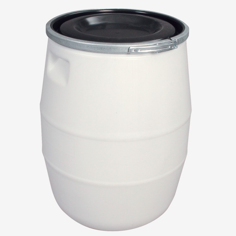 Fût 100 litres avec genouillère métal et couvercle - GILAC