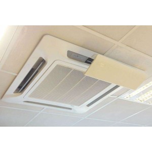 Déflecteur d'air réglable bidimensionnel 180° pour climatisation