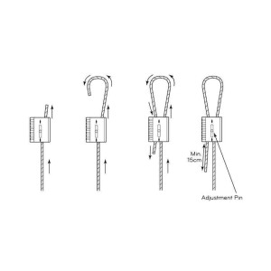 Lot de 10 Zip-clip lock 50kg
