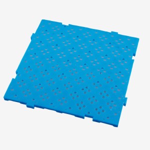 Caillebotis HACCP 50 x 50 cm épaisseur 22 mm - bleu