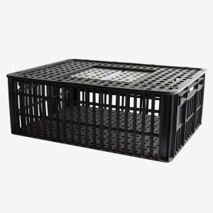 Cage à volailles avec 2 portes coulissantes 800 x 600 x 280 mm