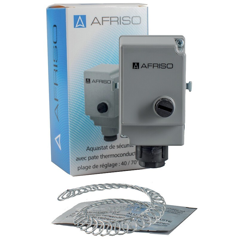 Aquastat de sécurité avec pâte thermo-conductrice