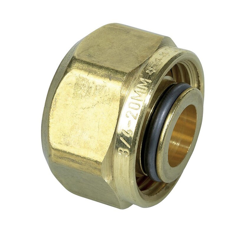 Sachet de 2 raccords à compression pour tube 16x1,5 20x27