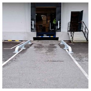 Guide roue poids lourds biseauté galvanisé