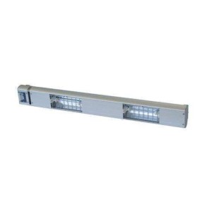 Lampe chauffante à quartz - 900mm - 2 lampes - 700w