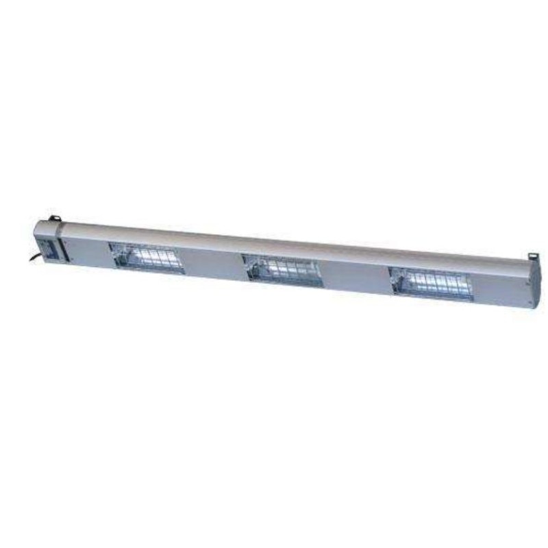 Lampe chauffante à quartz - 1200mm - 3 lampes - 1050w