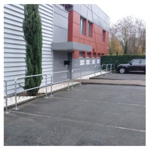 Barrière garde corps galvanisé 60mm à platine