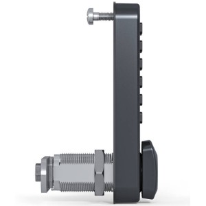 Verrou électronique à code pour casiers E10 Mini - zamak finition noir