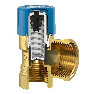 Soupape de sécurité Prescor B Rp3/4" x Rp3/4" - 7 bar