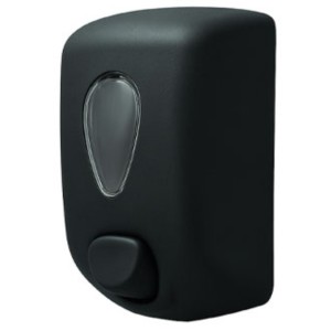 Distributeur de savon liquide et gel 0.7 litre - Noir