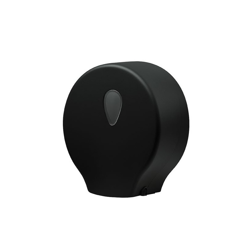 Distributeur de papier hygiénique en rouleau MAXI JUMBO 275 mm - Noir
